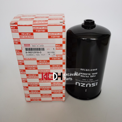Excavator Fuel Filter 8983129180 ISUZU 8-98312918-0 SANY 60282117 hitachi YA00033486