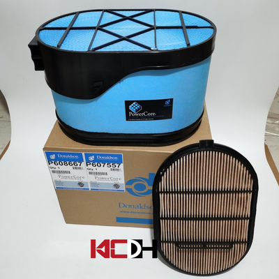Heavy Equipment Air Filter P608667 P607557 For Truck