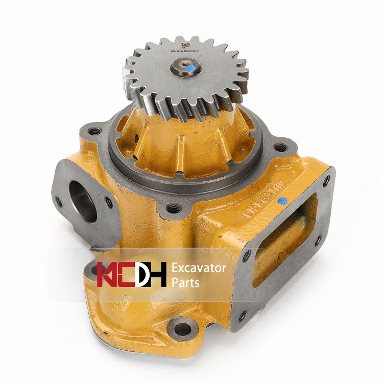 6D125 Komatsu PC400-6 Excavator Water Pump