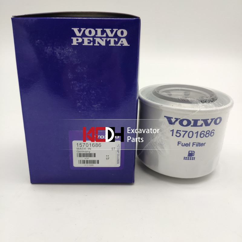 Excavator Engine Spare Parts Diesel Fuel Filter Element 15701686 For 