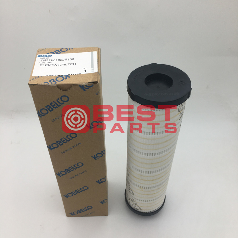 Construction Machinery Accessories Excavator Hydraulic Oil Filter Element Kobelco Yn52v01032r100